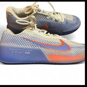 Nike Court Air Zoom Vapor 11 HC White Light Wild Mango Royal... DR6965-106